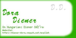 dora diener business card